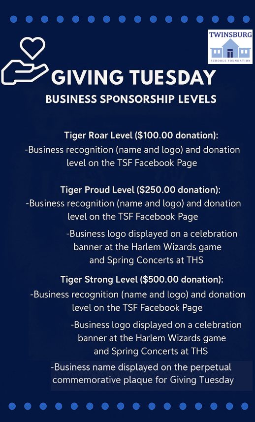 2025 Giving Tuesday – Business Sponsorship